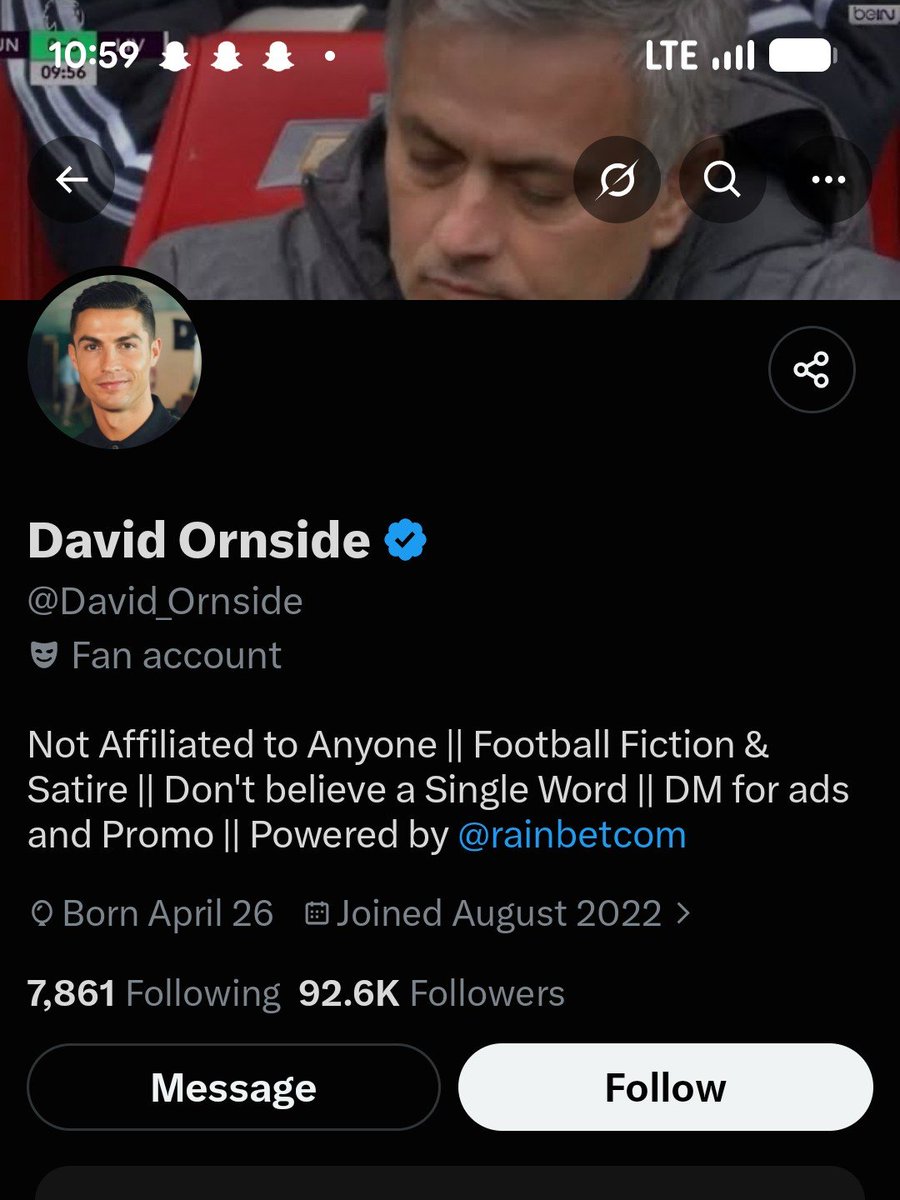dhose_Days's tweet photo. @David_Ornside Been reading the comments 😂😂nah some of you are stupid beyond comprehension https://t.co/MB3Bxl7eJp