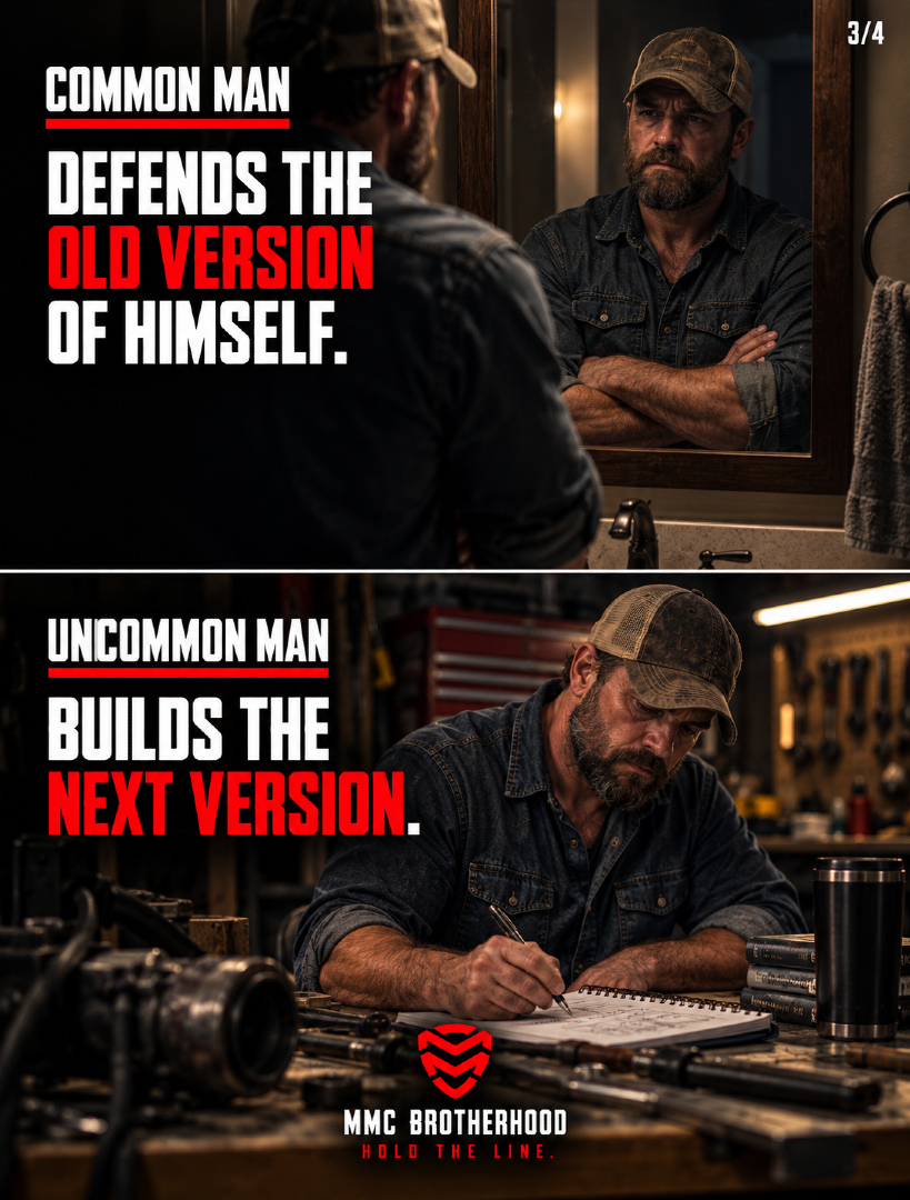 MMC_Brotherhood's tweet photo. An excuse can explain what happened without changing what happens next.

Ownership is different.

Ownership asks, “What part of this is mine, and what can I do now?”

That question is where the comeback starts.

#UncommonMan #MMCBrotherhood #HoldTheLine #NoExcuses #Ownership #Comeback #PersonalResponsibility