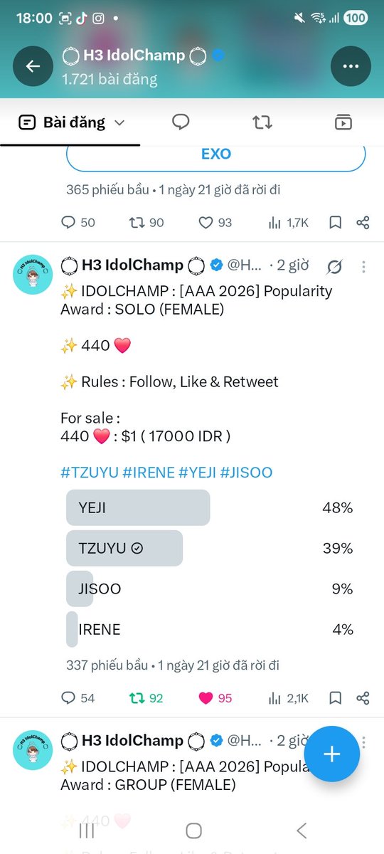 tvy1225's tweet photo. @H3IdolChamp for #TZUYU https://t.co/FE5ZMoA4ed