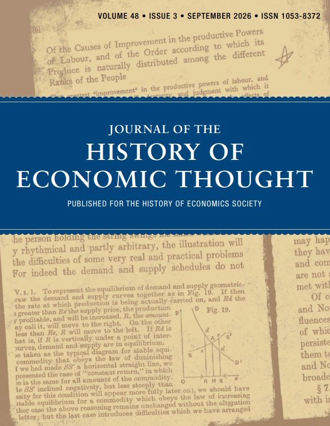 economicthought's tweet photo. A new issue of the Journal of the History of Economic Thought is now available
https://t.co/5UVpbzElnr https://t.co/q8octMkl4D