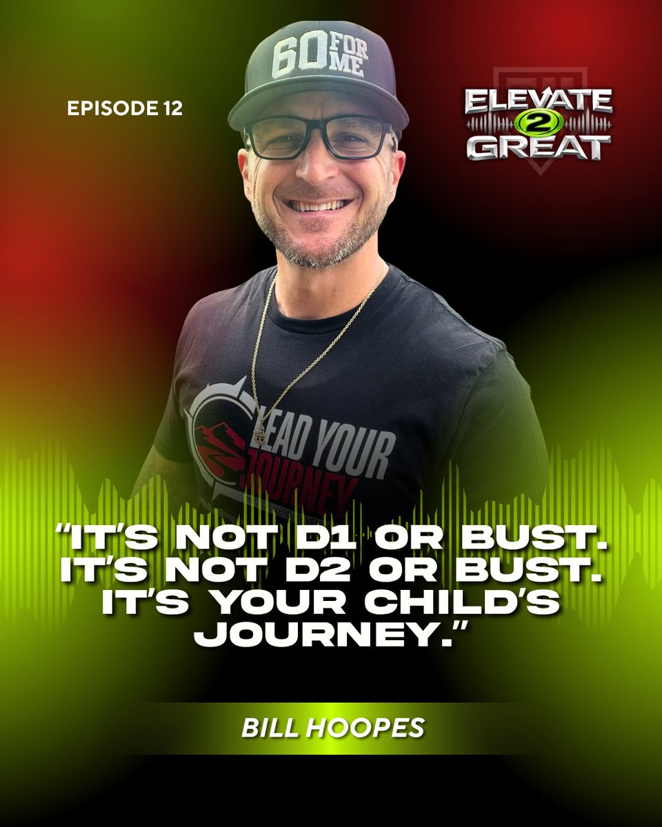 Elevate2GreatHQ's tweet photo. It’s not D1 or bust. It’s not D2 or bust. It’s your child’s journey.

Stop measuring their progress against someone else’s timeline. Help them find the path that fits them.

#Elevate2Great #YouthSports #SportsParents https://t.co/9Amb6qaMpG