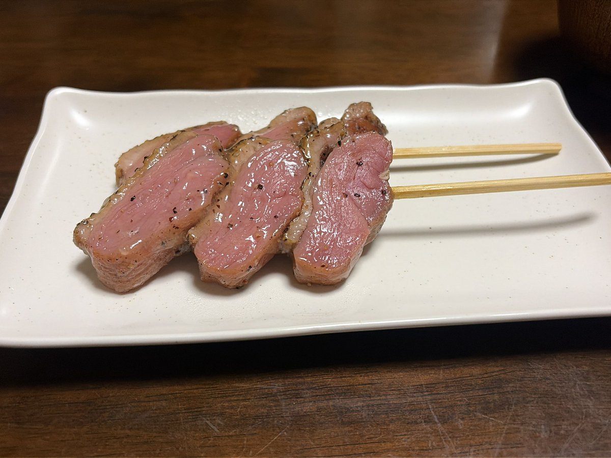 ofuji0318's tweet photo. ファミマの鴨串！ https://t.co/AlptZJSF65
