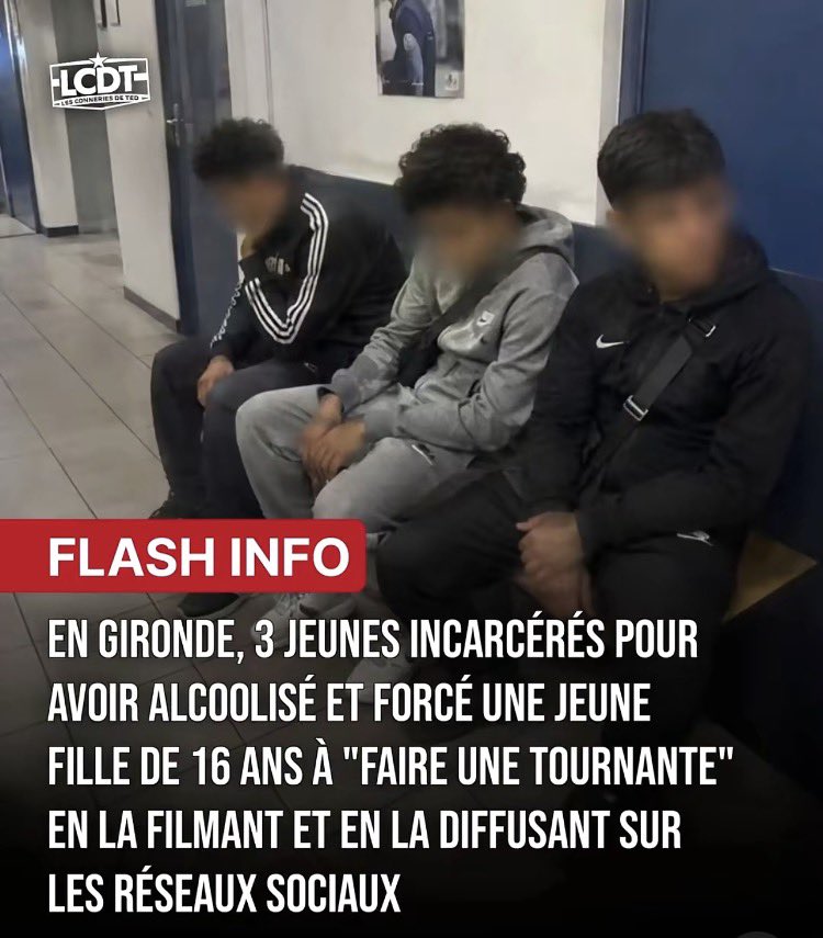 BrefLe57's tweet photo. Disons les mots : 3 jeunes métèques ont voulu mettre en application le programme de creolisation et de métissage que certains politiques irresponsables et certaines élites appellent de leurs vœux. https://t.co/57lbUpjtqT