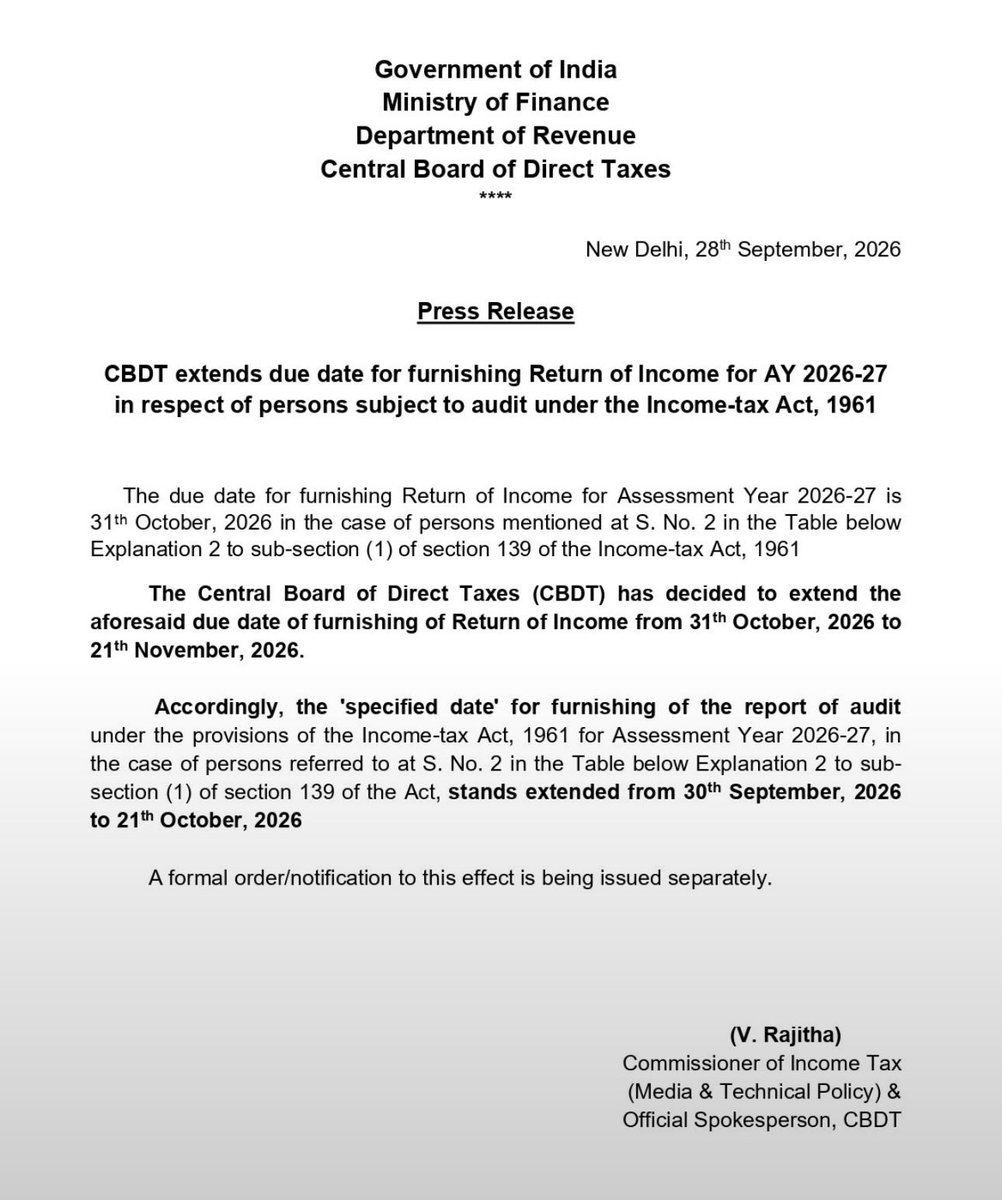 i_casaireddy's tweet photo. Finallllyyyyyyyyy

#Extended 

Thank you @IncomeTaxIndia https://t.co/dcIsduQHMi