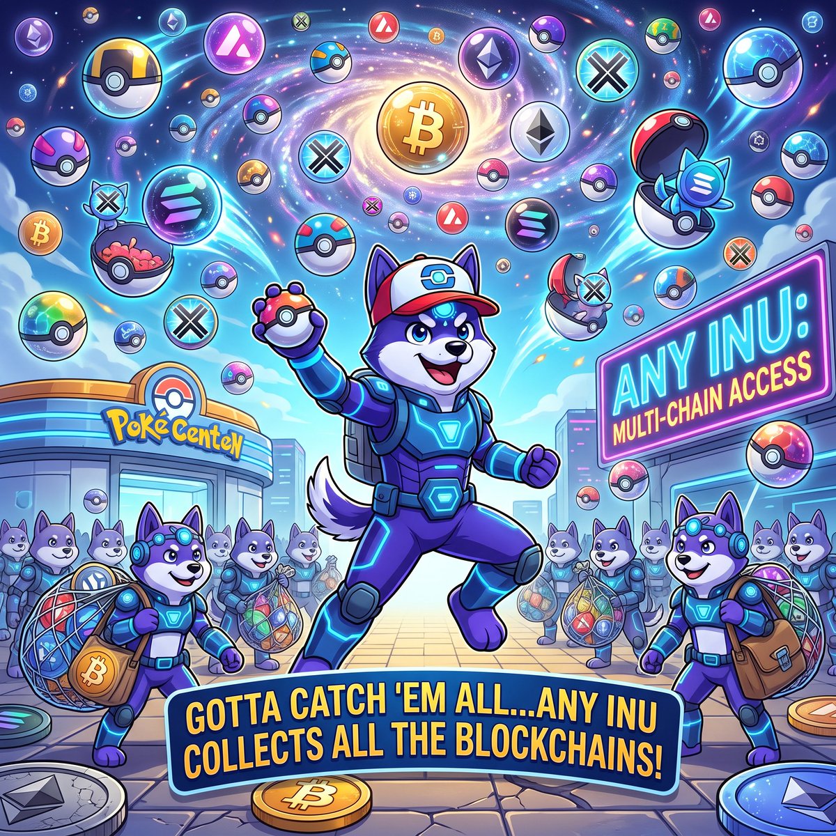 AnyInuCoin's tweet photo. Why choose one, when you can catch 'em all'... https://t.co/qLeV8WX7lY