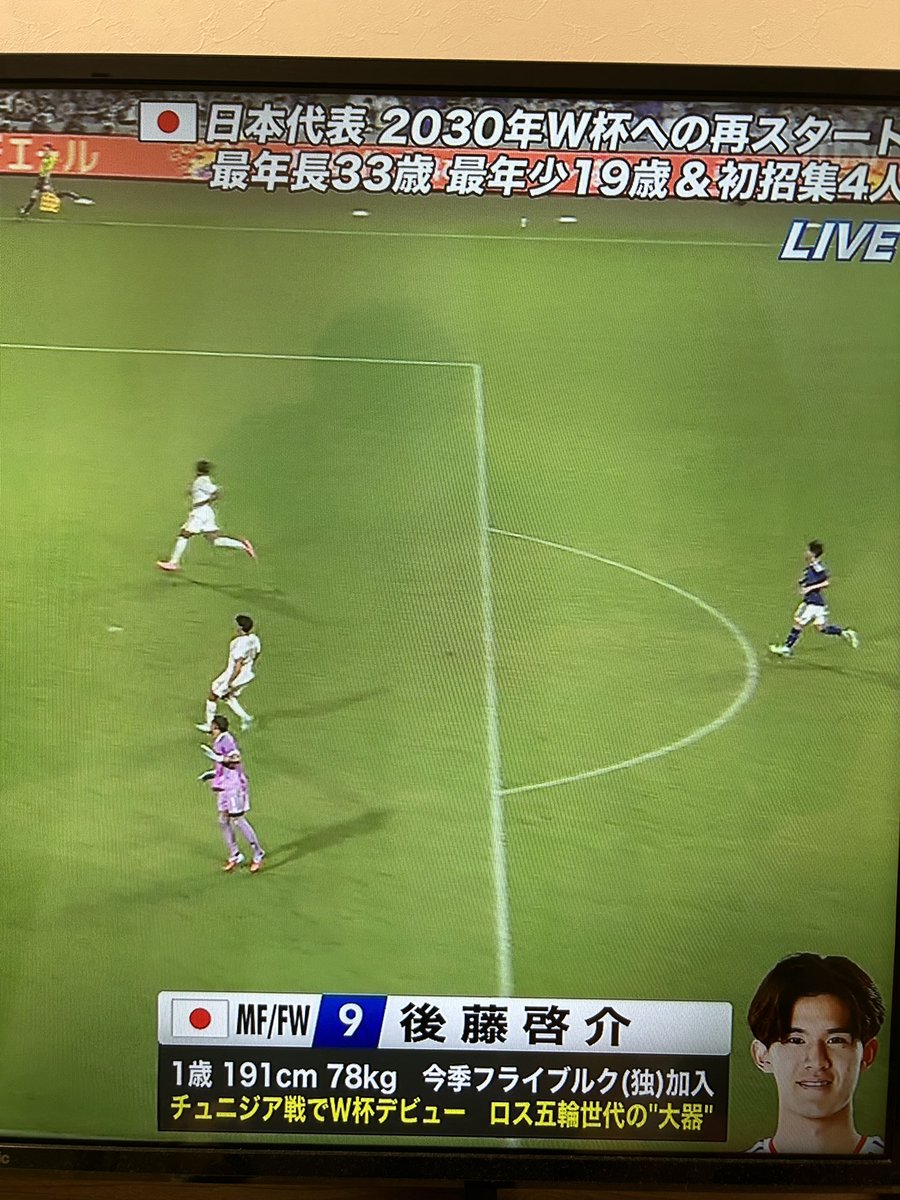 CazoCool's tweet photo. 後藤選手1歳なのに日本代表すげぇ
 #サッカー日本代表 https://t.co/hq2rhrBRyG