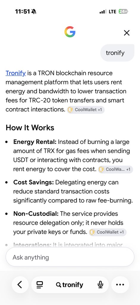 tobirerxy's tweet photo. My entire savings is gone 😭

I was trying to send $50 USDT to an exchange, but the Trust Wallet gas fee was high. I asked Google AI for a cheaper option and it recommended Tronify. I connected my wallet, and my funds disappeared.

@TrustWallet @Tronify please help. https://t.co/yrT4PZ6XNe