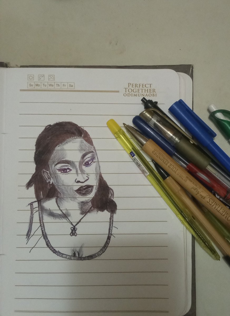 _Chi_bu_eze_'s tweet photo. Did this while watin for my boss to sign me off for lunch🤧😩
     How did i do guys?... https://t.co/PBoGuc3rhP