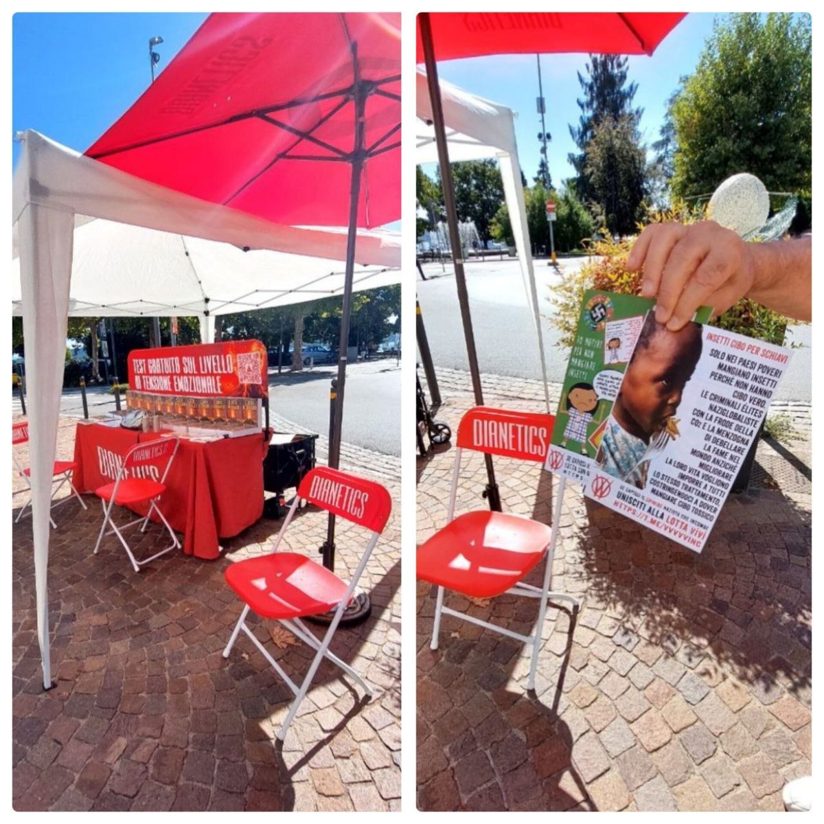 amandolafaiga2's tweet photo. Da una Guerriera V_V
Allo stand di Dianetics tutti quelli con cui parlo "sanno" che il sistema ci sta ammazzando/schiavizzando e pensano di fermarlo "attivando la mente" sentendosi in pace con se stessi.
Hanno perso il contatto con la realtà!

LOTTA CON I V_V PER LA VITA DI TUTTI https://t.co/YwnHQzwluP