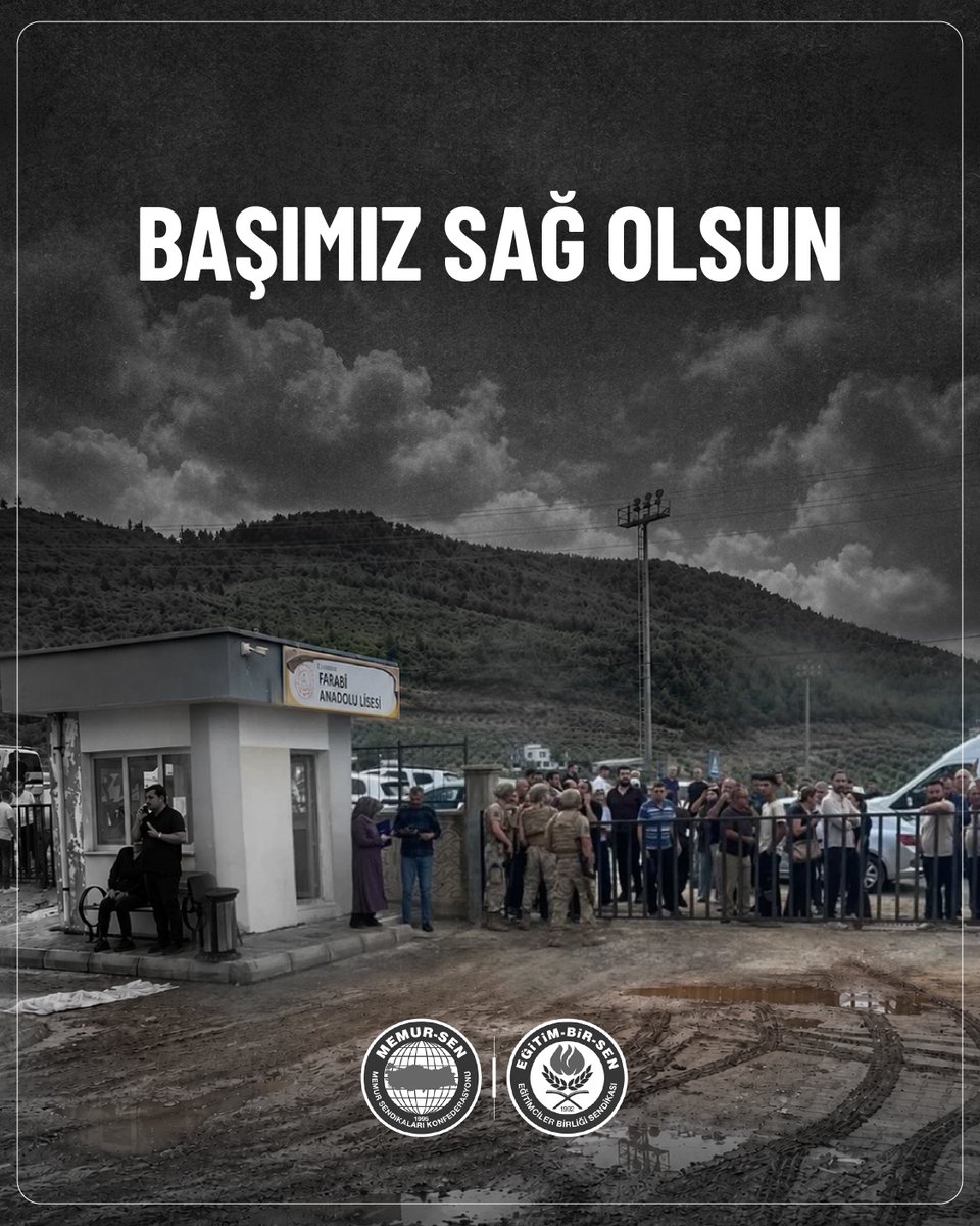 EgitimBirSen's tweet photo. BAŞIMIZ SAĞ OLSUN

Osmaniye Merkez Çardak Köyü Farabi Anadolu Lisesi bahçesinde uğradığı silahlı saldırı sonucu hayatını kaybeden öğretmenimize Allah’tan rahmet; ailesine, yakınlarına, öğrencilerine ve eğitim camiamıza başsağlığı ve sabır diliyoruz.

Eğitim ortamlarına ve eğitim çalışanlarına yönelik her türlü saldırıyı şiddetle kınıyor; olayın bütün yönleriyle aydınlatılmasını bekliyoruz.

Son dönemde eğitim ortamlarında peş peşe yaşanan şiddet hadiselerine Osmaniye’de bir yenisinin eklenmesi, acımızı ve endişemizi daha da artırmıştır. Benzer acıların bir daha yaşanmaması için okullarımızda ve çevrelerinde oluşabilecek riskler titizlikle değerlendirilmeli; ilgili kurumlar iş birliği içinde hareket ederek önleyici tedbirleri eksiksiz almalı; şiddete karşı toplum seferber olmalıdır.

Eğitim çalışanlarımızın güven ve huzur içinde görev yapabilmesi için sürecin takipçisi olmaya, şiddetin her türlüsüne karşı durmaya kararlılıkla devam edeceğiz.

#GeçmişOlsunOsmaniye