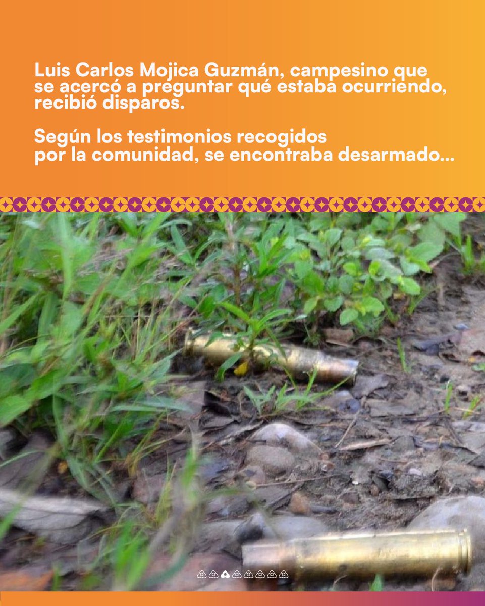 carolinacorcho's tweet photo. 🧵 HILO | ¿CUÁL FUE LA OPERACIÓN DEL EJÉRCITO EN LA MACARENA?
Nos unimos a la denuncia de la comunidad de Guaduales Nueva Esperanza, en La Macarena, Meta. Tropas del Ejército le dispararon a un campesino desarmado y se llevaron su cuerpo. 

#LaMacarena #Fiscalía #NiUnPasoAtrás #CarolinaCorcho #Procuraduría