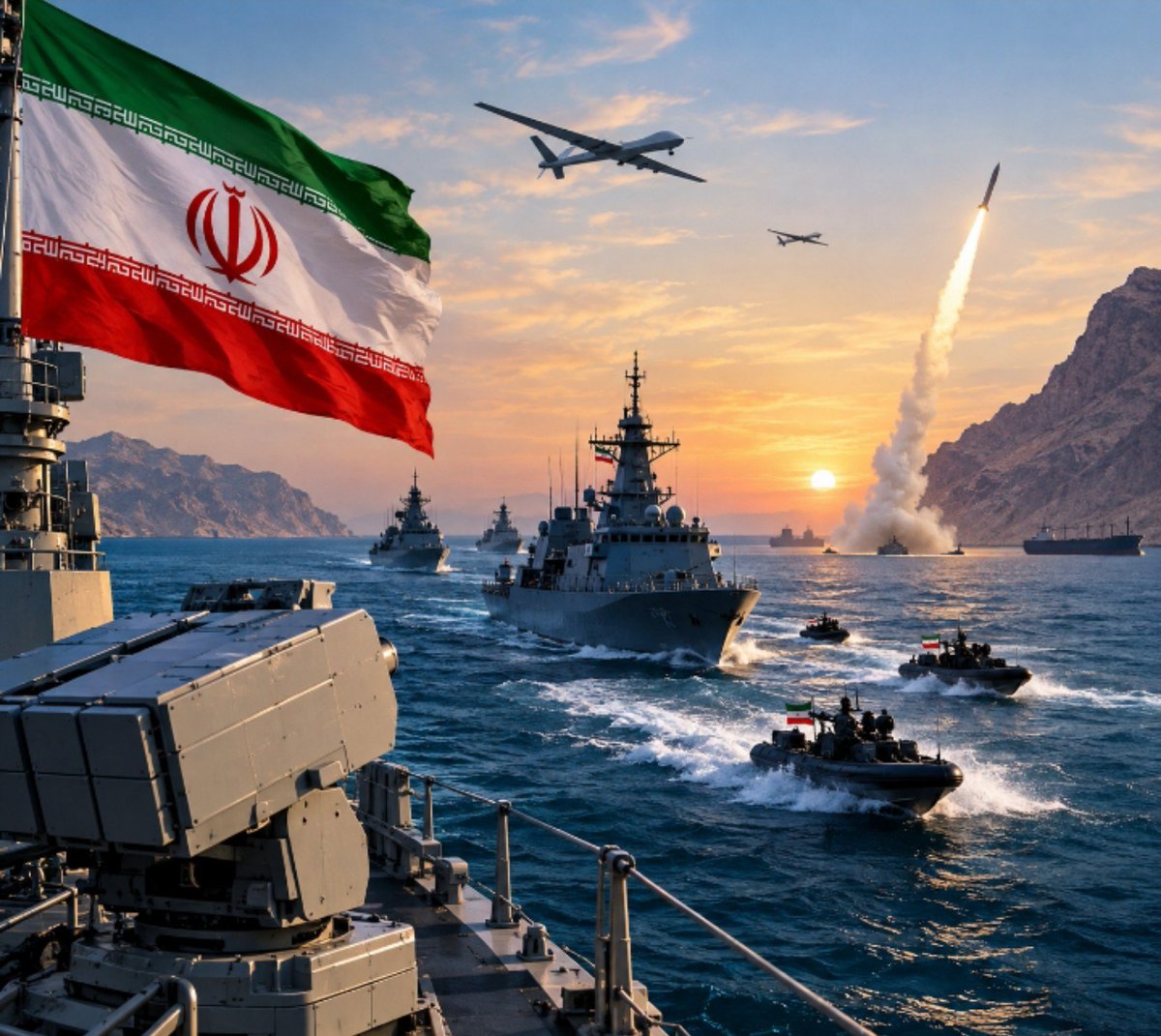 AndishehValipor's tweet photo. هرگونه تلاش برای تجاوز به حریم دریایی ما، با پاسخ کوبنده فناوری‌های نوین دفاعی ایران مواجه خواهد شد. ما در تنگه هرمز، نگهبانانِ قدرتمندِ این مسیر هستیم.

#ایران_مقتدر
 #تنگه_هرمز https://t.co/MjaQa7DxxP