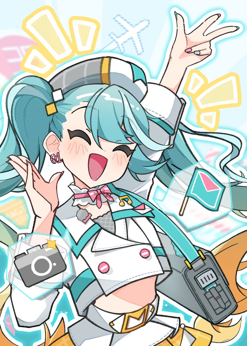 game_yakyu's tweet photo. 「前向いて行こうぜ！」✨
＃初音ミク https://t.co/4YVFKKP1O1