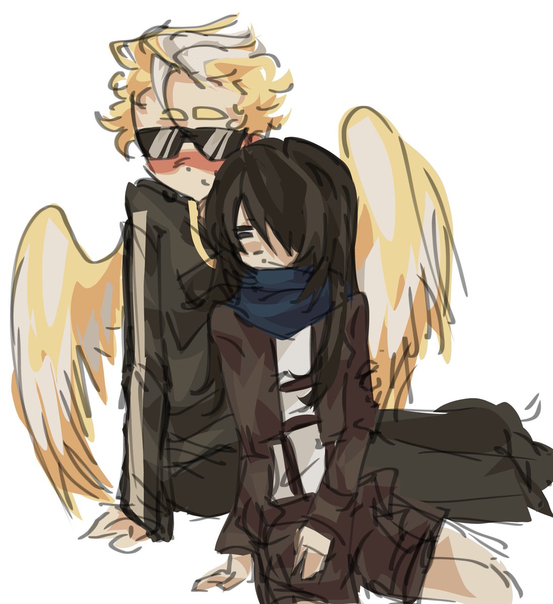 k1no311's tweet photo. theobaldthebird x reina #bbtwt https://t.co/ouVrn1CZ2B