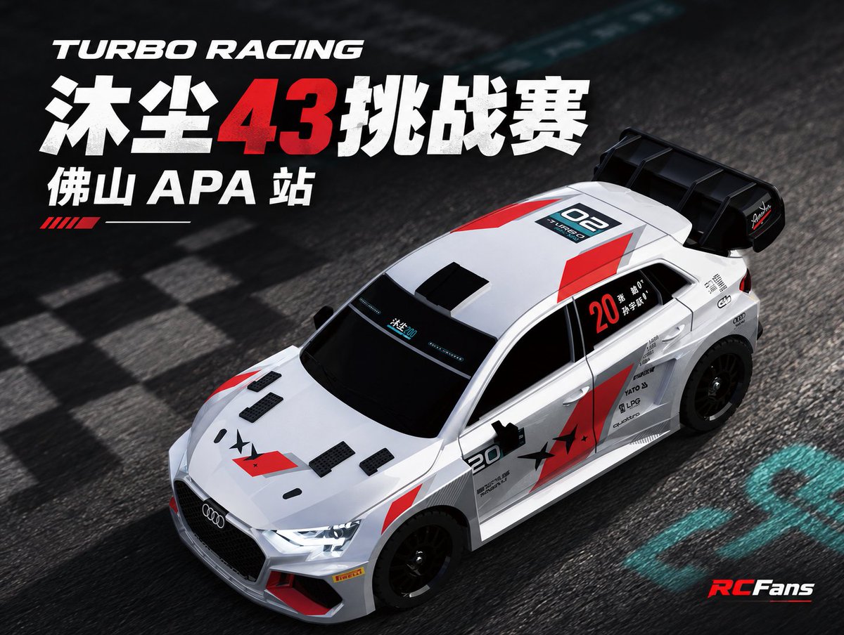 rcfans's tweet photo. The TURBO RACING 1/43 Challenge hits Foshan, China, Oct 17–18! 🏁

The race takes place at Foshan Tanzhou International Convention &amp; Exhibition Center, TURBO RACING booth 4-06.

Registration and event details https://t.co/UOSwtmrv4m https://t.co/Glpj13EwMi
