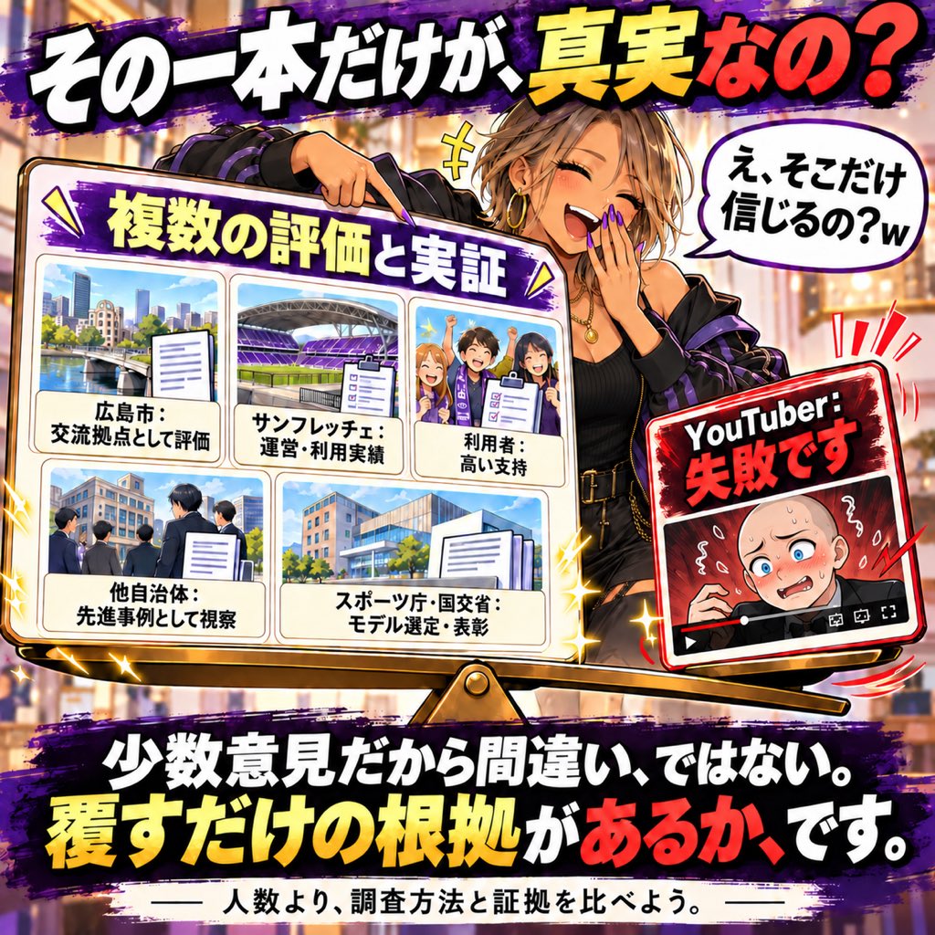 torepan_sensei's tweet photo. 某YouTuberがピースウイングを失敗と言い切っとるがですが、国、自治体、市民、経済団体、他自治体や経済団体等に高く評価されとるがですよね。

まあ、それらを覆すくらいのエビデンスがありゃいいがですけどね。

もちろん国をも覆すほどのもので。 https://t.co/rRQAn6vC9Q