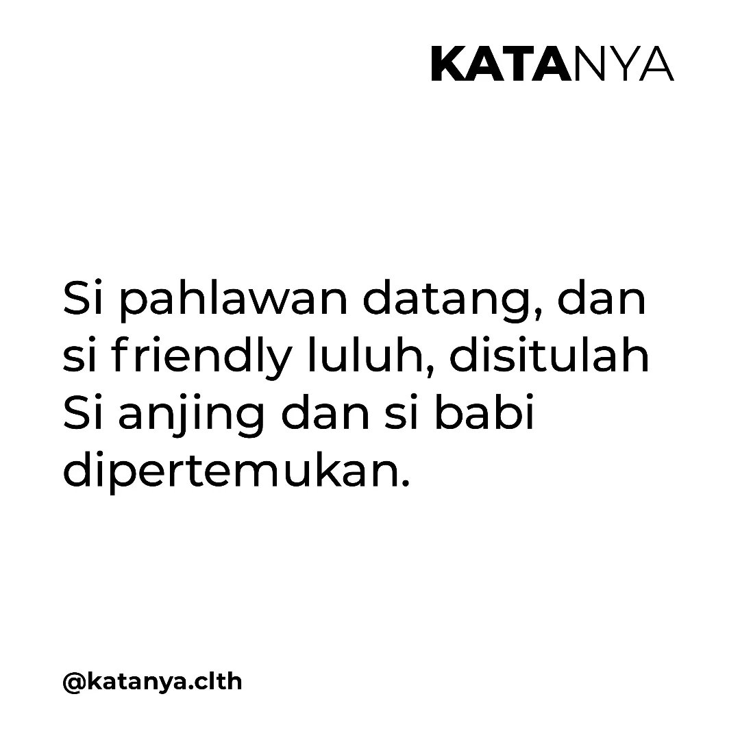mas_em1n's tweet photo. Katanya https://t.co/QRZe92EQbU