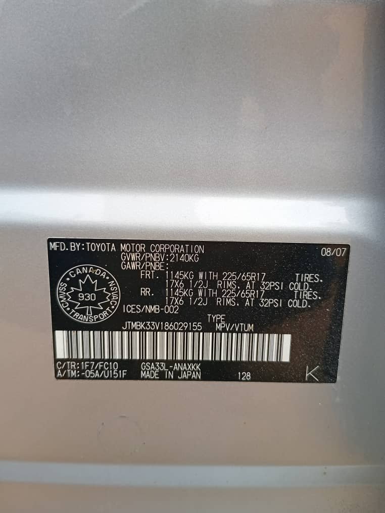 Millishield01's tweet photo. 8.9M
2008 Rav4. 
Please Whatapp @ 08092300681
Thanks https://t.co/jiQM5KPx3T