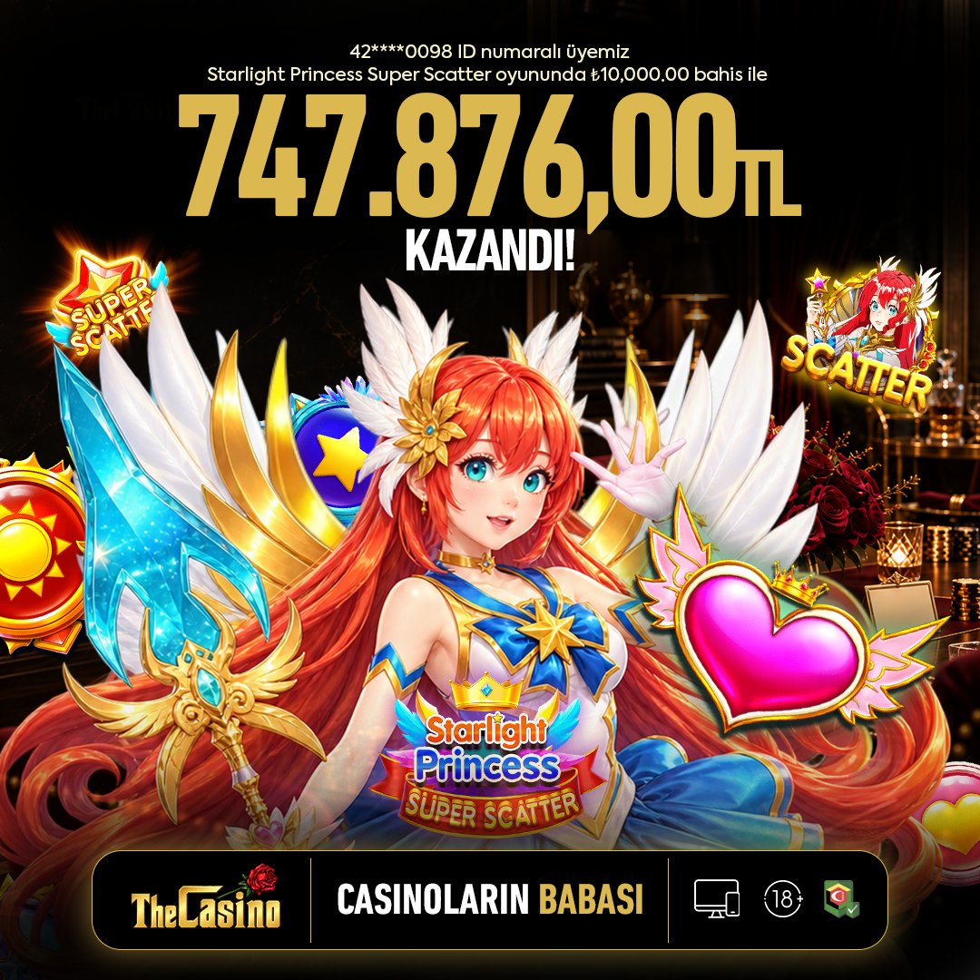 thecasinoffical's tweet photo. BÜYÜK KAZANÇ! 
TEBRİKLER!

Şansını Hisset, 
Kazancını Kutla! 

THE CASINO 
CASİNO’LARIN BABASI https://t.co/kL42OSNvWp