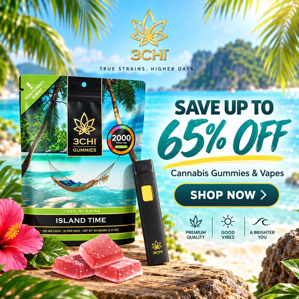 3CHIcanna's tweet photo. Save Up to 65% OFF Premium THC Products Delivered to Your Door!