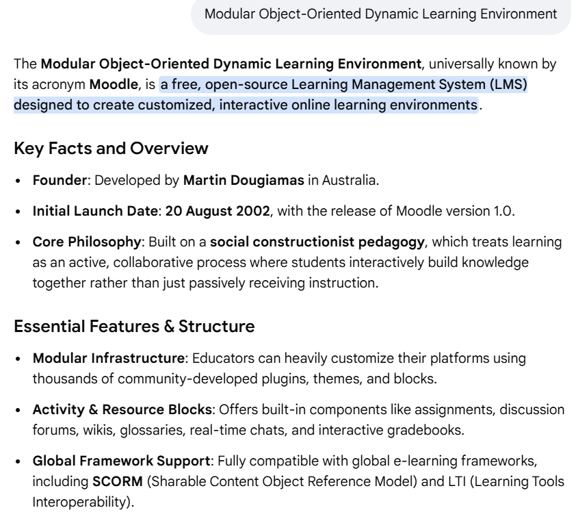prisha0206's tweet photo. MOODLE :

#DevInEduTech https://t.co/EMpEsYpuUr