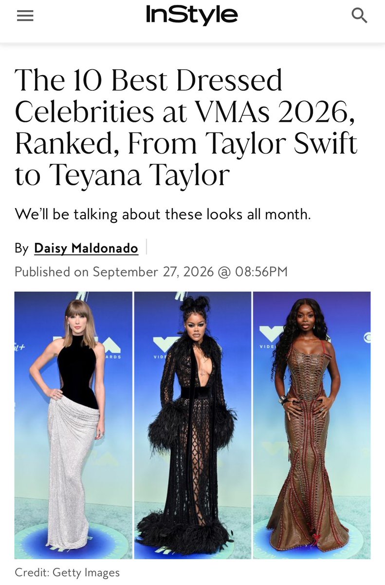 rach_6977's tweet photo. INSTYLE has ranked Olandria’s #OlandriaxVMAs look as #5 of the top ten celebrity looks from the night!! 

https://t.co/oyLvXzRUCY https://t.co/tmtC3Hcnx2