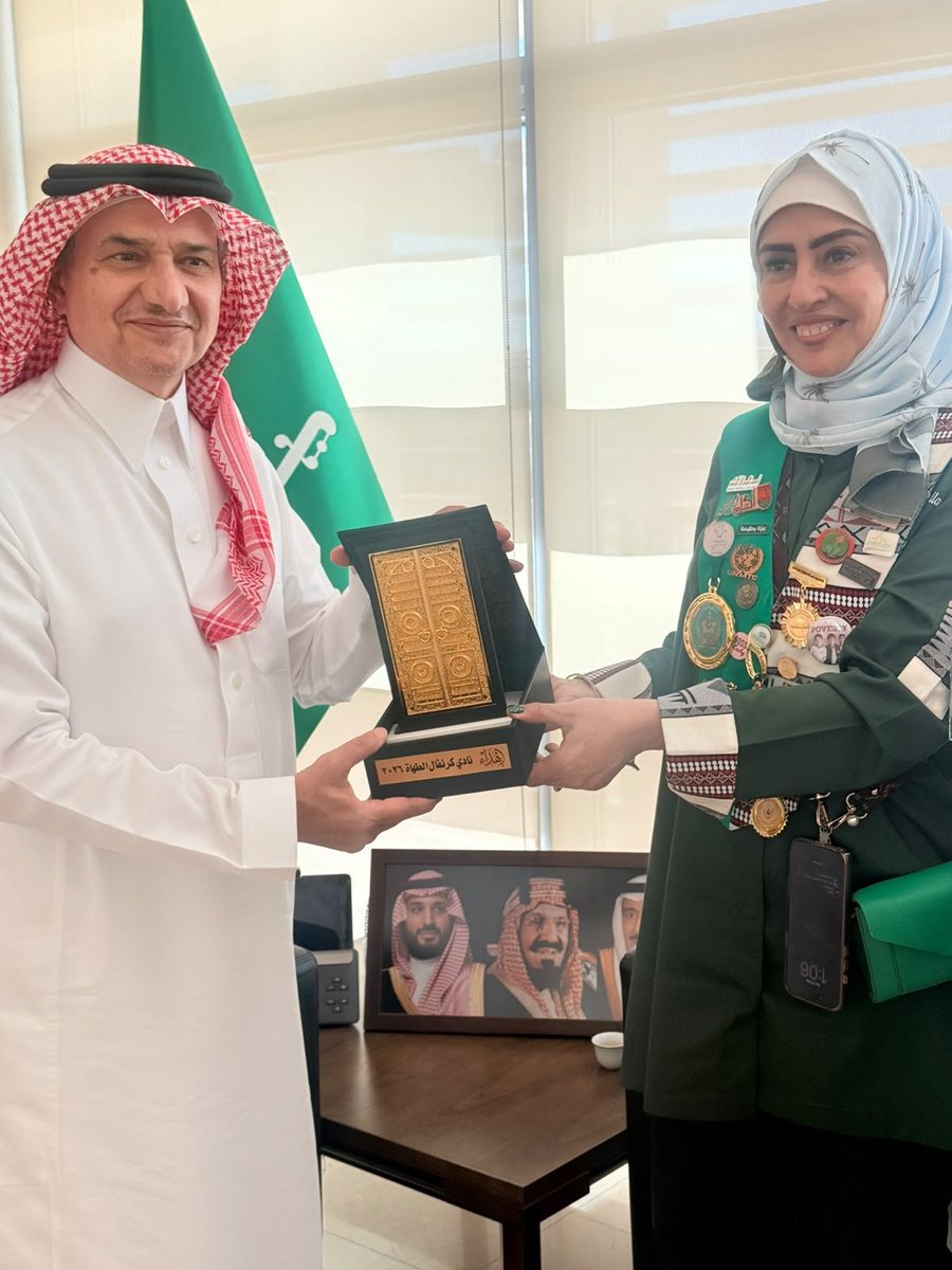 chefscarnival's tweet photo. وفد نادي كرنفال الطهاة في ضيافة سفارة المملكة العربية السعودية لدى المملكة الأردنية الهاشمية

في زيارة وطنية نعتز بها،  حيث حظي الوفد باستقبال كريم وترحيب شخصي من صاحب السمو الأمير منصور بن خالد بن فرحان آل سعود، سفير خادم الحرمين الشريفين لدى الأردن.

وقد رحّب سموه بأعضاء الوفد، https://t.co/SILGtGL8On