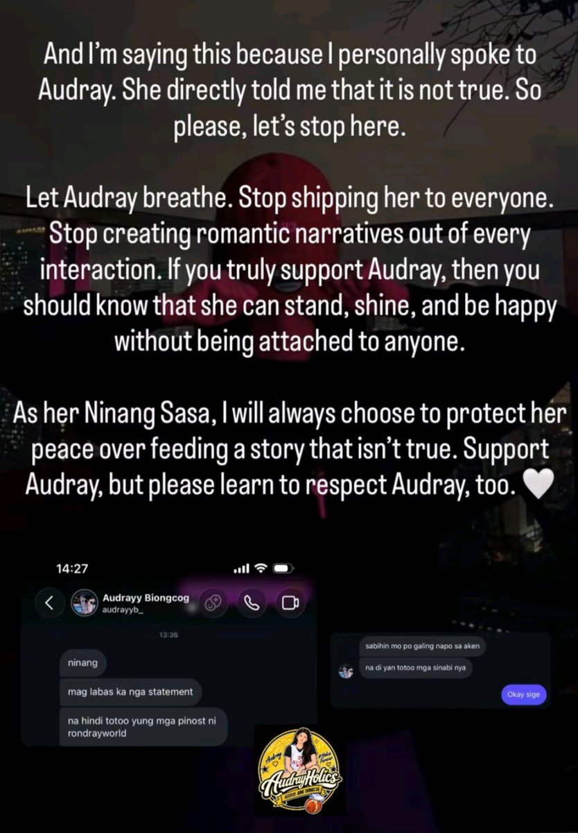 badengkaydeng's tweet photo. To all people who keep on judging her , please know that hindi po totoo lahat ng post ni " RONDRAYWORLD" na account. She's been quite about this pero sobra na kasi , ang lala mag edit at mag spread ng false info . HUWAG PO SANA TAYO AGAD MANIWALA AT MANGHUSGA AGAD . https://t.co/bVrsxL6ulI