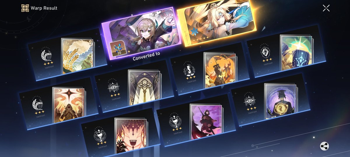 wardlocker's tweet photo. Lost the 50/50, but both were early..... ಥ⁠‿⁠ಥ

#hsr #HonkaiStarRail https://t.co/Tv006qHnA2