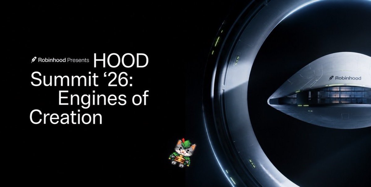 Robincat_coin's tweet photo. T minus one day until Robinhood’s HOOD Summit https://t.co/dIbz3A4LDL