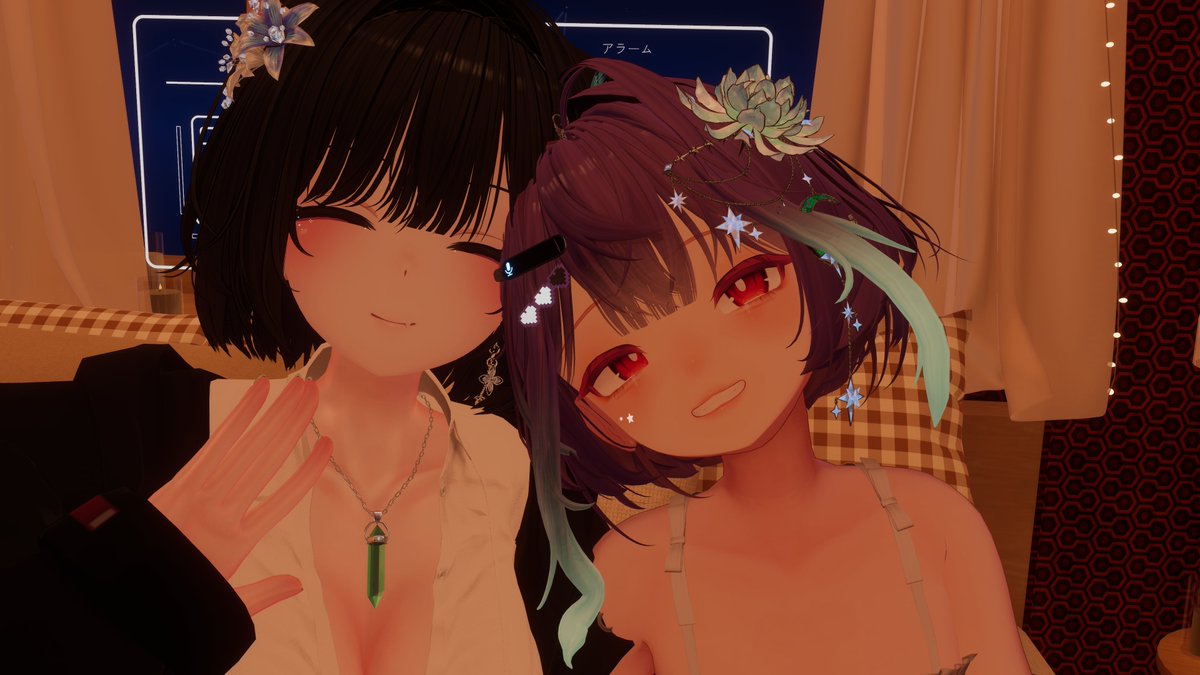 hosinogawa_vrc's tweet photo. 【9/26】#とろママVRC
初とろママ！なんとなくカエル！って気がしたので選んだら気になってたりりはママにお相手してもらえた！🐸ちょっとふりーだむで可愛らしい楽しいママ！撫でてもらいながらお話したり膝枕してもらったりとっても楽しかった～！もちょっと時間欲しかった！ありがとう～～！🌟 https://t.co/AZCRiP7jzl