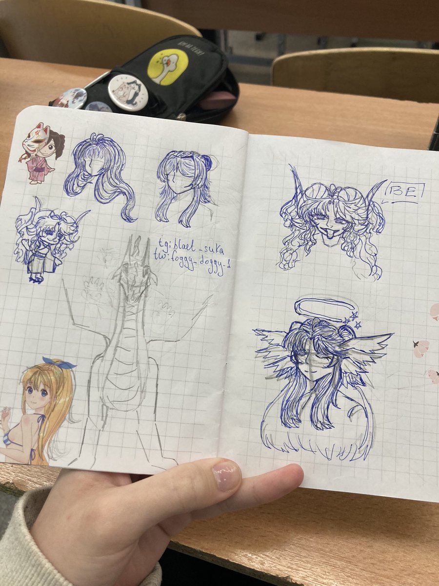 Foggy_doggy_1's tweet photo. Drew Satira like angel and characters from rollplay.
#Satira #Klever #Theodor #oc https://t.co/ePR3n4pPWD