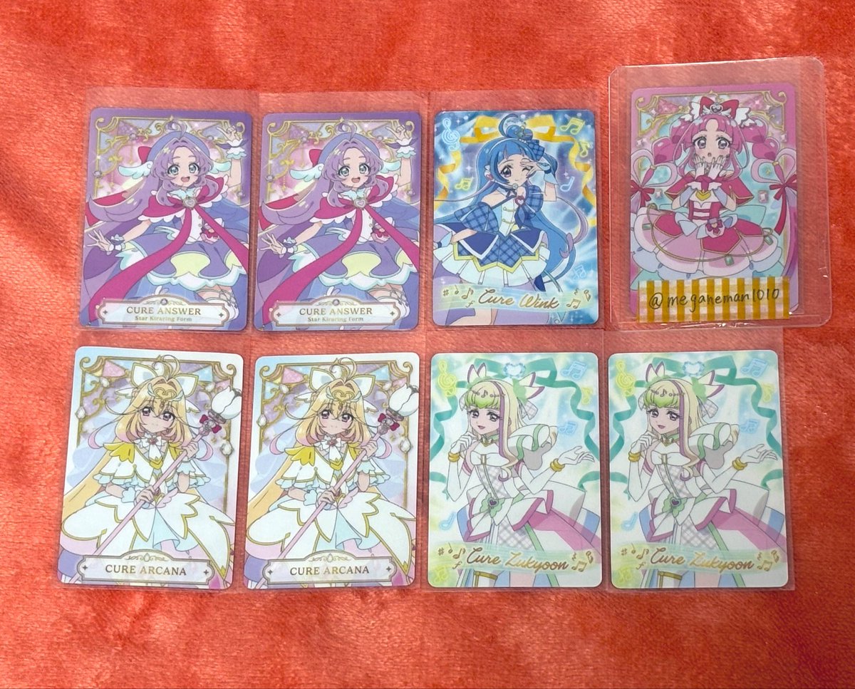 meganeman1010's tweet photo. 【交換】映画 名探偵プリキュア キラキラカード グミ たんぷり キミプリ わんぷり

譲 画像①②

求 画像③ 
P03 キュアミスティック ＞ P07.P21 (各1)

郵送でのお取引になります。
アルカナはミスティックとの1:3での交換のみ(厳しめに考えてます)

お声がけお待ちしております🙇🏻‍♀️ https://t.co/0Ut3io2dqu
