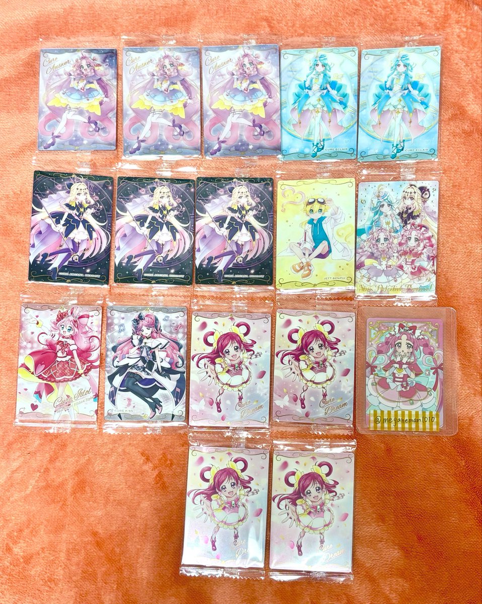 meganeman1010's tweet photo. 【交換】映画 名探偵プリキュア キラキラカード グミ たんぷり キミプリ わんぷり

譲 画像①②

求 画像③ 
P03 キュアミスティック ＞ P07.P21 (各1)

郵送でのお取引になります。
アルカナはミスティックとの1:3での交換のみ(厳しめに考えてます)

お声がけお待ちしております🙇🏻‍♀️ https://t.co/0Ut3io2dqu