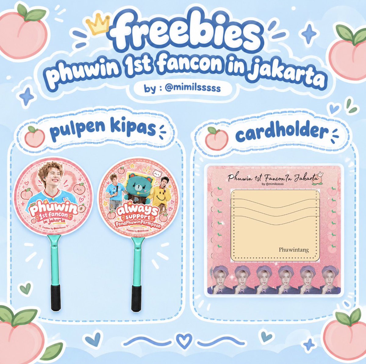 mimilsssss's tweet photo. 𝘍𝘳𝘦𝘦𝘣𝘪𝘦𝘴 1𝘴𝘵 𝘍𝘢𝘯𝘤𝘰𝘯 𝘗𝘩𝘶𝘸𝘪𝘯 𝘪𝘯 𝘑𝘢𝘬𝘢𝘳𝘵𝘢 

📍Balai Kartini - Jakarta
📅 3 Oktober 2026
⏰ TBA 

How to claim?? Just say "hi mils" and got it!! 
If u got and post my freebies in X i wanna be happy 🫶🏻🥰
‼️LIMITED STOCK ‼️

Trade?? pls dm https://t.co/nmxOLK4cMG