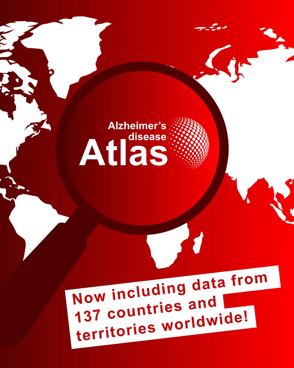 AlzDisInt's tweet photo. This #WorldAlzMonth ADI is pleased to share a major update to the Alzheimer's Disease Atlas, expanding coverage from 102 to 137 countries and territories worldwide. 

Designed to deliver clear, data-led findings on healthcare infrastructure, diagnostic readiness, and policy frameworks worldwide, the recent updates to the AD Atlas mark another step forward in mapping the global health challenge of dementia. 

Key additions include countries such as Bosnia and Herzegovina, Costa Rica, Ireland, Vietnam and Zambia, alongside territories such as Sint Maarten, the Cayman Islands, and Gibraltar. The update also includes additional data from The Bahamas, Iceland Luxembourg and Sri Lanka. 

Beyond expanding our reach, this release also introduces a refined scoring framework for greater accuracy in assessing dementia readiness and begins tracking the real-world rollout of next-generation amyloid-targeting therapies. 

Following this update, ADI will host an open webinar 'Alzheimer’s Disease Atlas: Mapping global preparedness for dementia – are national dementia policies ready? 

During the webinar, our panel will share perspectives on how the Alzheimer’s Disease Atlas can support Alzheimer’s and dementia associations, strengthen collaboration, and inform policy and advocacy efforts worldwide. Speakers will explore how the Atlas provides evidence to support action, strengthen national dementia responses, and improve the lives of people affected by dementia. 

Join our ADI Open Webinar highlighting the AD Atlas on 22 October 2026 to explore the updated platform, discover key insights, and learn how the data can support advocacy and health policy development. 

Register today: https://t.co/Sj0CcSo6aQ 

The webinar will be presented twice, ensuring global audiences have the best opportunity to join at a time that is convenient for them.  

Webinar times:  
22 October 2026 at 10am BST 
22 October 2026 at 4pm BST