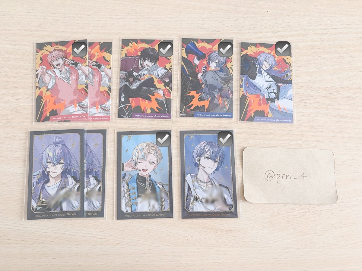 prn_4's tweet photo. @tsuki_kakusan2 初めまして、お声がけありがとうございます。
交換物ですが、画像の印が付いた6点でお間違いないでしょうか？
問題ないようでしたら是非お願いさせていただきたいです。
ご確認よろしくお願い致します。 https://t.co/TG1P4dwQqI