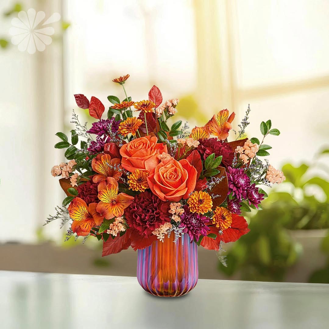 IndyFlorist's tweet photo. 🍂 Catch the Glow of Fall 🍂
There’s something magical about autumn light. Warm, golden, and somehow capable of making everything feel a little cozier.
Our Amber Fall Glow Flowers capture that feeling with vibrant seasonal flowers arranged in the beautiful Amber Glow Votive, creating a little piece of fall you can send to someone’s door. 
And when the flowers are gone, the glow continues. The keepsake votive becomes a beautiful candle holder to enjoy throughout the season and beyond. Perfect for fall birthdays, thank-yous, celebrations, or simply sending someone a little autumn warmth.
Send the glow of fall today: https://t.co/zG7B5vbxuF
#AmberFallGlowFlowers #FallFlowers #FallFlowersIndianapolis #IndianapolisFlorist #IndyFlowerDelivery #GeorgeThomasFlorist