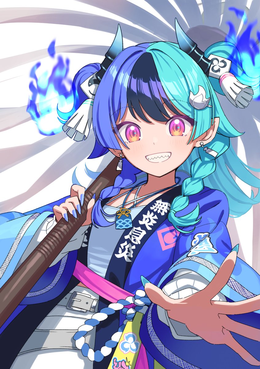 LPZBNV2's tweet photo. ギザ歯がかわいい
 #めら組絵図 https://t.co/XoA1ZuqsMu
