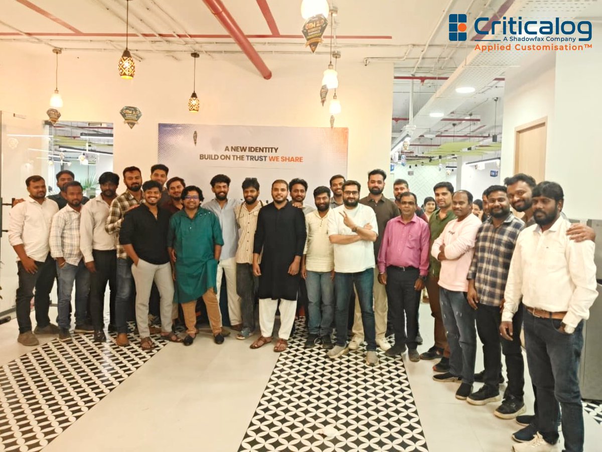 CriticaLog's tweet photo. Celebrating the spirit of Ganesh Chaturthi with Team @CriticaLog – A Shadowfax Company! ✨

Moments like these bring our people together and make the workplace a little more special.

Wishing everyone a Happy Ganesh Chaturthi! 🙏

#Criticalog #Shadowfax #GaneshChaturthi https://t.co/zYbRi4TC5x
