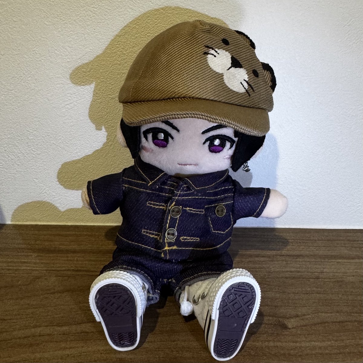 konnichihakuma's tweet photo. ワンボヤ見ながらこの帽子ぬいにかぶせたら可愛くない？って姉に言われて...先週新宿のJUMPちゃん見た後にオカダヤへ
材料揃えて土日ずっと作ってました🪡
帽子は初挑戦だったから結構苦戦した🤣
でもかーわいーい💕いつかシンガポールのナイトサファリ行きたいなー🐯💜🩷
#HeySɑyJUMP #ワンボヤ https://t.co/u87xkWDaRs