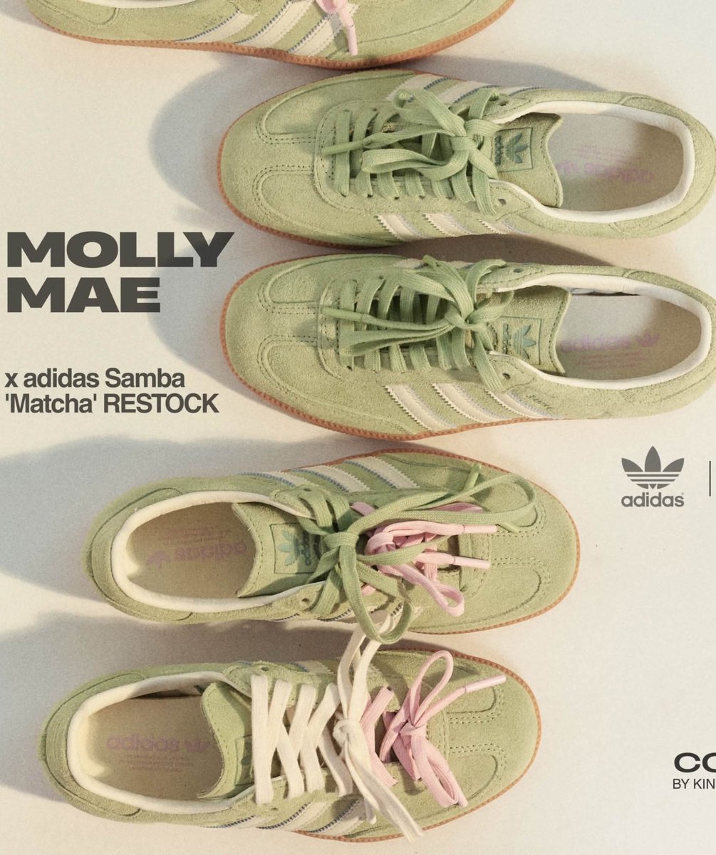 aleyaakc's tweet photo. YAAMPUN GEMEYY BANGET ADIDAS SAMBA STRAWBERRY MATCHA INI 😭🫰🏻 https://t.co/TVxnJM3Kij
