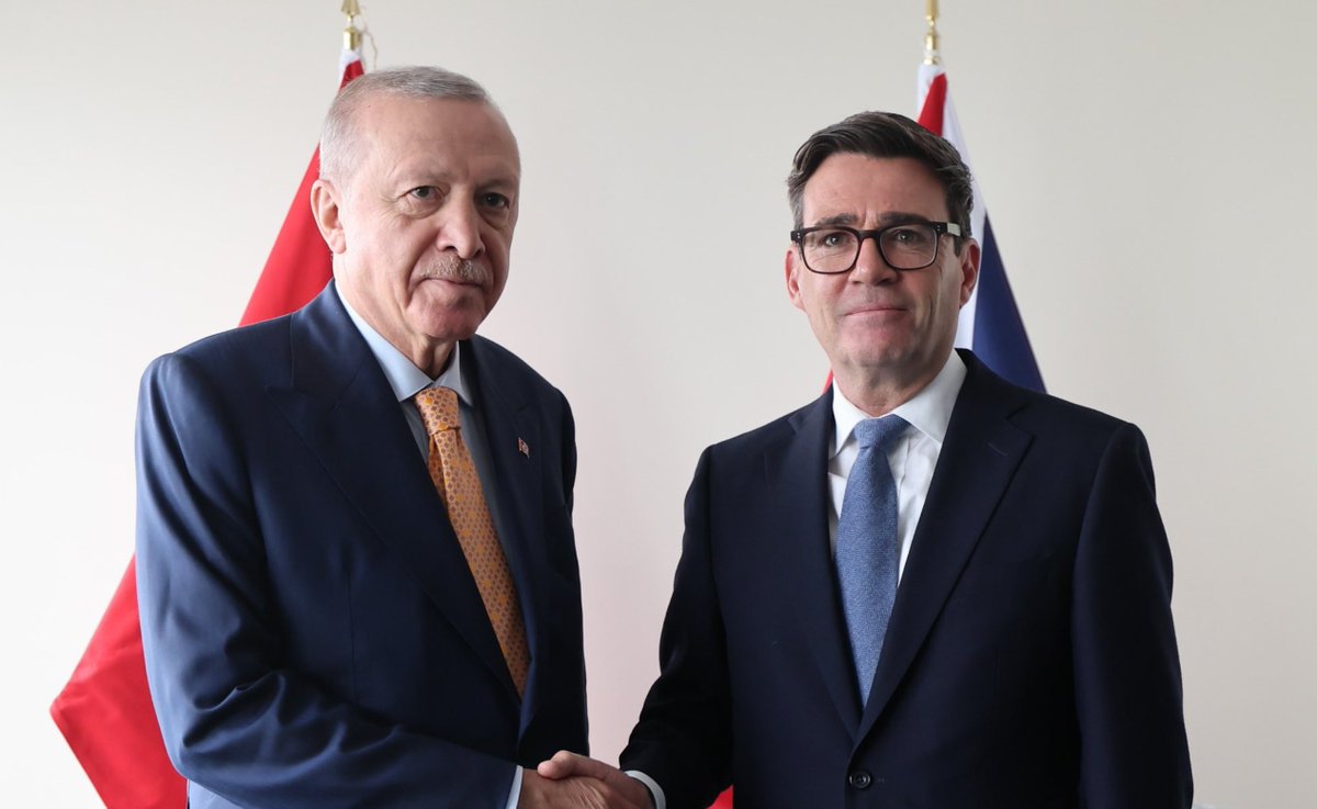 mishtal's tweet photo. Sickening. Erdogan's Turkey is a serial human rights abuser. Journalists rot in jail. Kurds face massacres. 

And our PM @andyburnham  THANKS Erdogan for backing the UK against Israel.

How about Turkey's illegal occupation of northern Cyprus? anyone?

You couldn't make it up. https://t.co/bhnMPP12mg