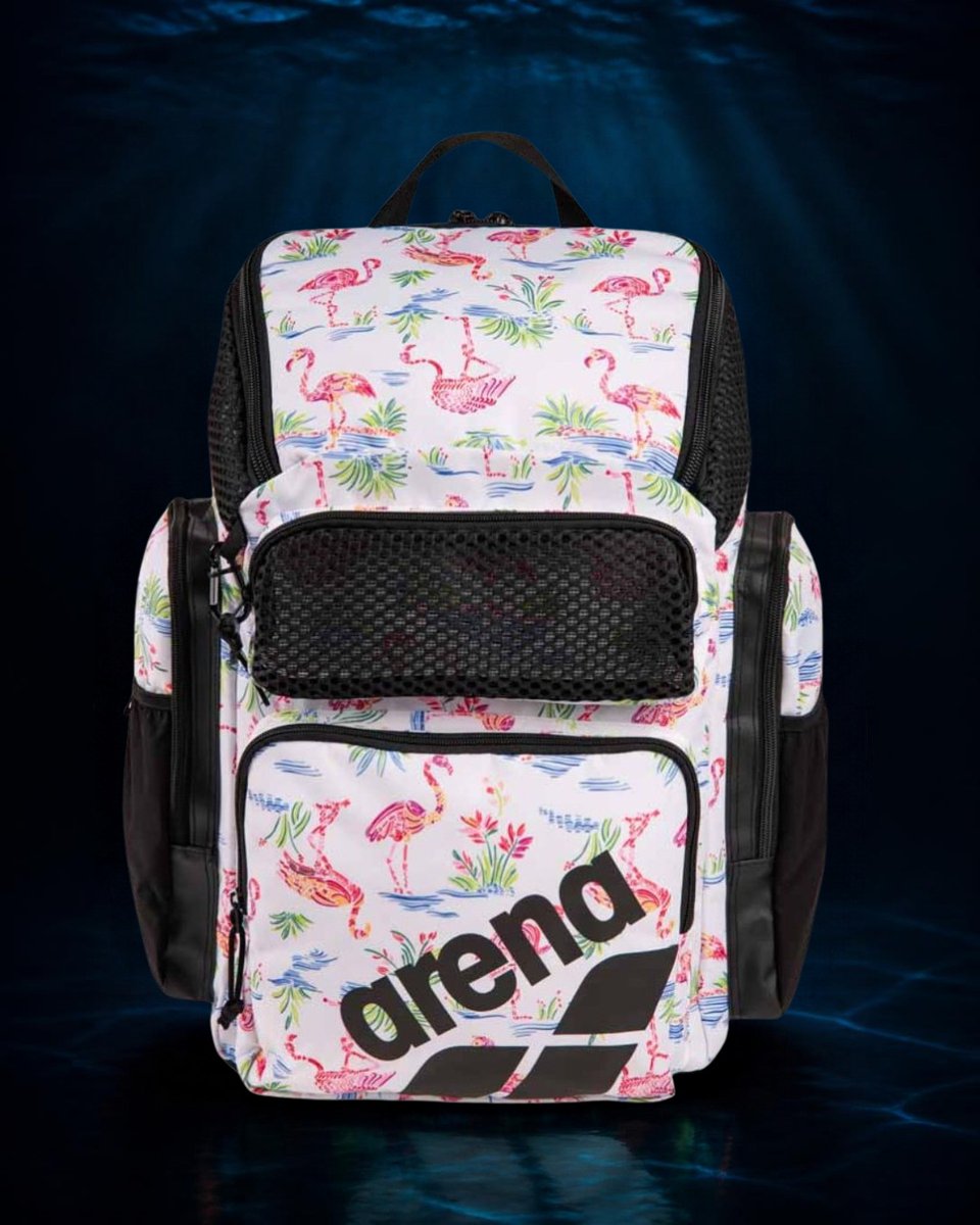 ProSwimwear's tweet photo. Carry it all. Stand out. 🎒✨

The Arena One Go Backpack 45L in Animalier, Octopus &amp; Flamingo made to go wherever you do.

Shop now at ProSwimwear: https://t.co/utFQci6eVC

#proswimwear #arenabackpacks #arenabags #arenawaterinstinct #swimming https://t.co/iGW7bQEM37