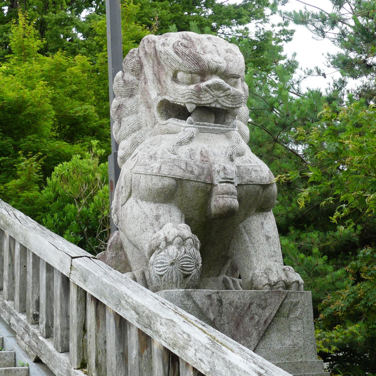 ginnanan's tweet photo. 202607⛩️盛岡八幡宮①
（盛岡市八幡町）
🔶狛犬 https://t.co/o1QIXSfoYt
