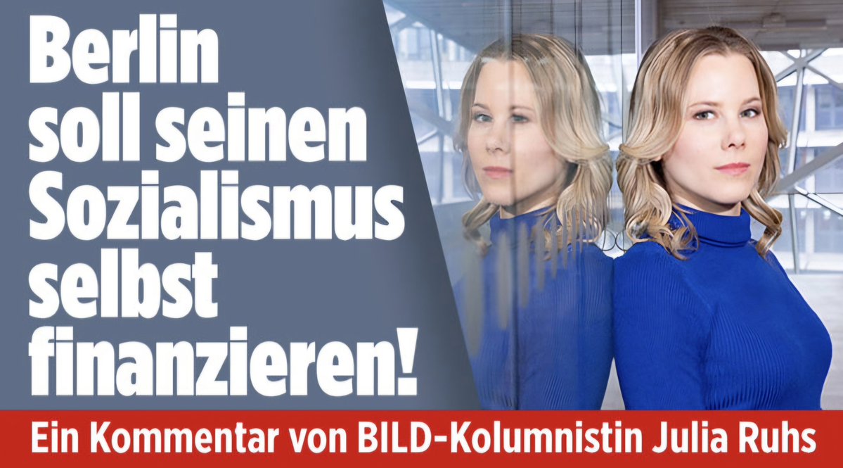 juliaruhs's tweet photo. Die Linke will in der Hauptstadt ein sozialistisches Paradies errichten, aber mit kapitalistischem Geld aus dem Süden. Das zeigt wieder einmal, worin man links traditionell besonders talentiert ist: beim Ausgeben des Geldes anderer Leute. 🤡🤯
https://t.co/AYndAIYm1J https://t.co/SLtFTbpZ9l