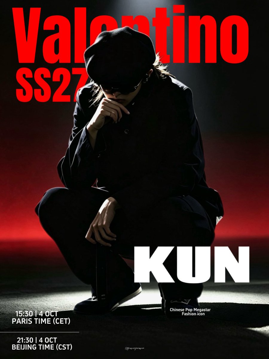 k484639004's tweet photo. We look forward to KUN bringing oriental charm to Paris.

KUN for Valentino in paris
#KUN #valentino #KUNxValentinoSS27 #ValentinoSS27
@kun_officialx @MaisonValentino https://t.co/RyYeuGwpve