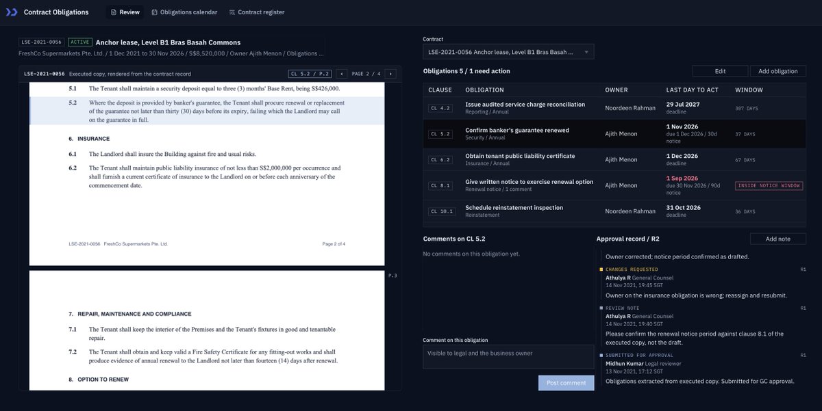 Athulya___'s tweet photo. Day 15 of Building @ToolJet Apps With My Own AI Agents 🚀

1 prompt with Opus 5.5 in 30 minutes

Contract Obligations Review App 🔎    

PDF + obligations side by side, GC-only approvals

3 pages · 28 queries · 0 code

try it -> https://t.co/m6RhXQhNTA #ai #mcp

@claudeai https://t.co/Rp7ysmlbHU