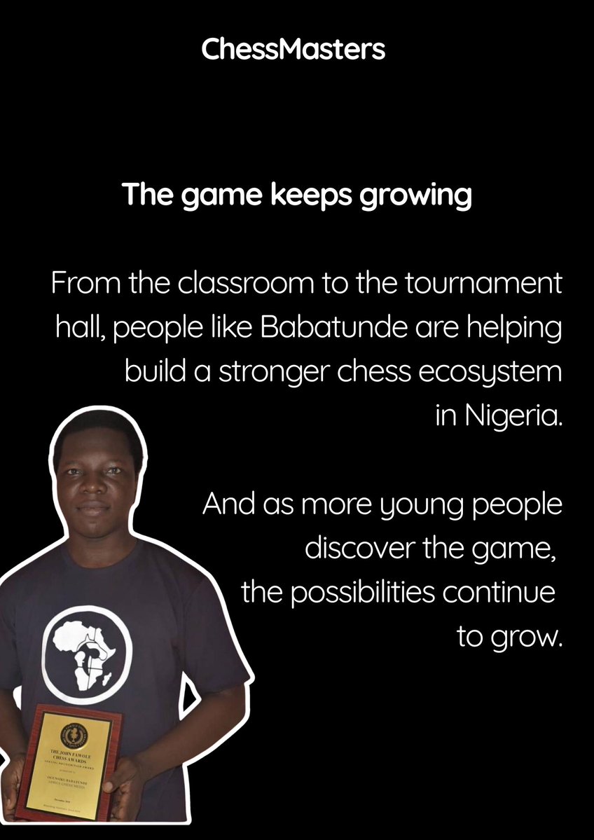 ChessMastersHQ's tweet photo. Every great chess ecosystem needs more than players. It needs people who teach, organise, tell stories and create pathways for the next generation.

Who else in the world of chess deserves to be celebrated? Drop their name in the comments and tell us who we should feature next! https://t.co/0SZQHJ3EUL