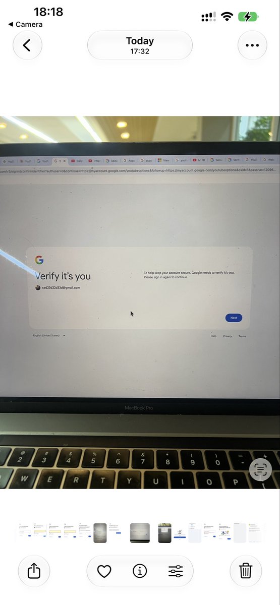 DannyMoneyMoves's tweet photo. @TeamYouTube They changed my google email and removed my Authenticator access. They changed my accounts to their email . I have no access. https://t.co/UwURU2Yol6